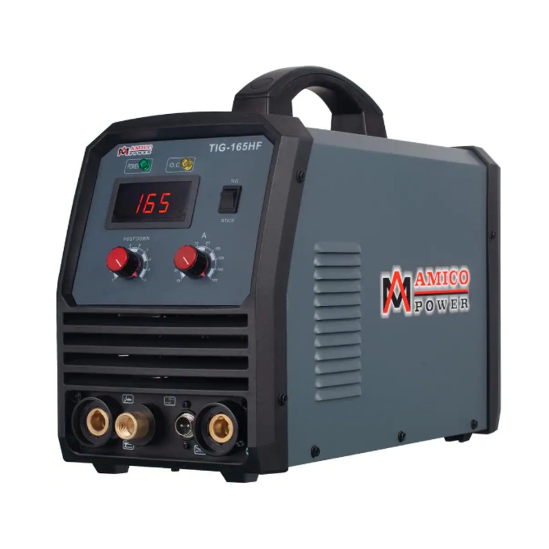 AM AMICO ELECTRIC TIG-165HF 160 Amp TIG Stick Arc DC Inverter Welder with 95-Volt to 260-Volt Wide Voltage Welding, 80% Duty Cycle | Bigbigmart.com