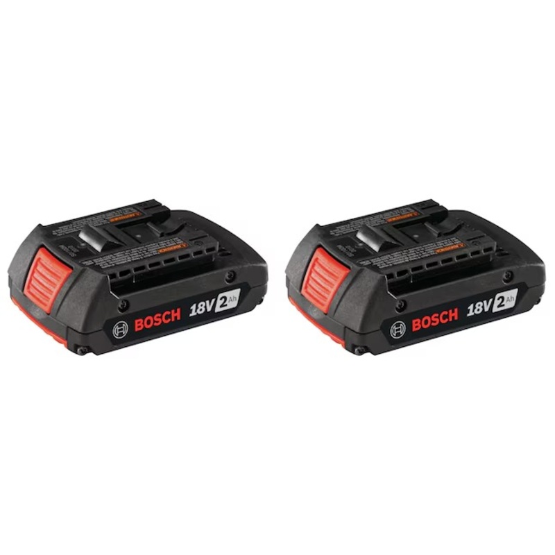 Bosch BAT612-2PK 18-V 2-Pack Lithium Battery (2 Ah) | Bigbigmart.com