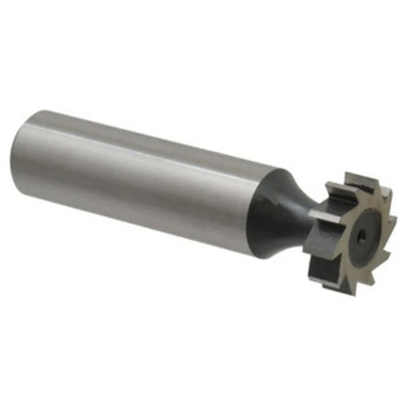 Interstate Straight Tooth Woodruff Key Seat Cutter, M42 Cobalt, 5/8 Diameter, 3/16 Face Width, 2-3/16 OAL – 43-050-4