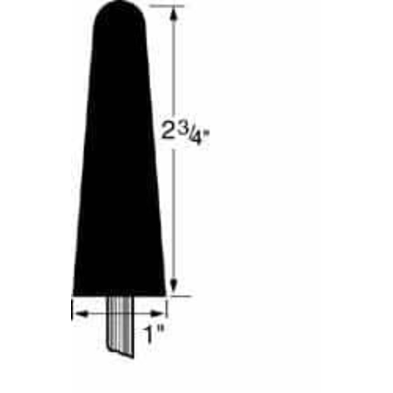 Cratex 1 Head Diam x 2-3/4 Thickness, A3, Tree End, Aluminum Oxide Mounted Point Very Coarse Grade, 36 Grit, 10,730 RPM A3A36CXG 1/4 – 03598216