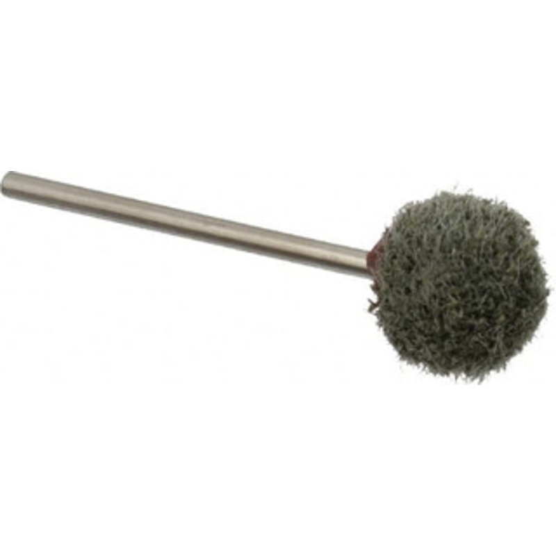 Grier Abrasive 1/2 Head Diam x 1/2 Thickness, B121, Ball End, Silicon Carbide Mounted Point Green-Gray, Fine Grade, 25,000 RPM B121-S5-17255 – 04691929
