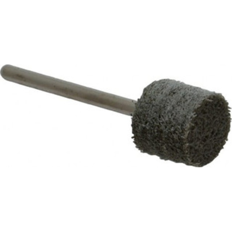 Grier Abrasive 1/2 Head Diam x 1/2 Thickness, W185, Cylinder End, Aluminum Oxide Mounted Point Green-Gray, Fine Grade, 34,500 RPM W185-N2-17226 – 04692612