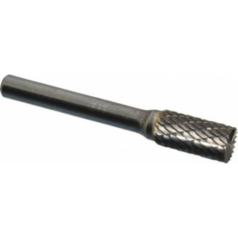 SGSPRO 3/8 Cut Diam, 1/4 Shank Diam, Carbide Double Cut Cylinder Burr with End Cut End Cut End, 2-1/2 OAL, 3/4 LOC 10928 – 05291299