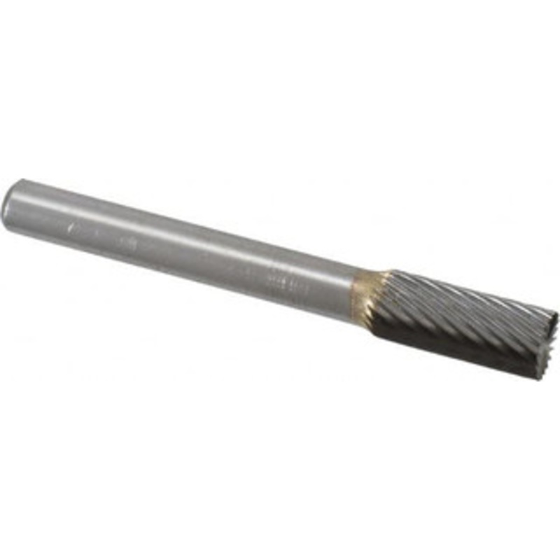 SGSPRO 5/16 Cut Diam, 1/4 Shank Diam, Carbide Single Cut Cylinder Burr with End Cut End Cut End, 2-1/2 OAL, 3/4 LOC 10900 – 05290069