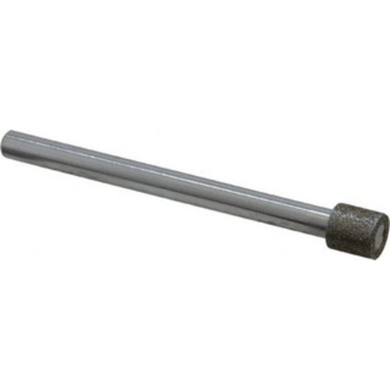 Strauss & Co. 0.394 Head Diam x 0.394 Head Thickness Diamond (Abrasive) Grinding Pin 1/4 Shank Diam x 3-1/2 Shank Length, Medium Grade, 80 Grit PT0394-05D80 – 05236864