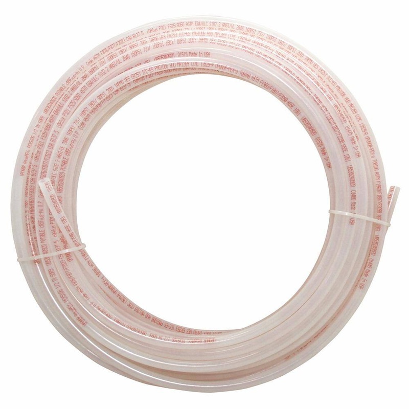 Uponor F4240500R AquaPEX 1/2 in. x 100 ft. White with Red Print PEX-A Expansion Pipe | Bigbigmart.com
