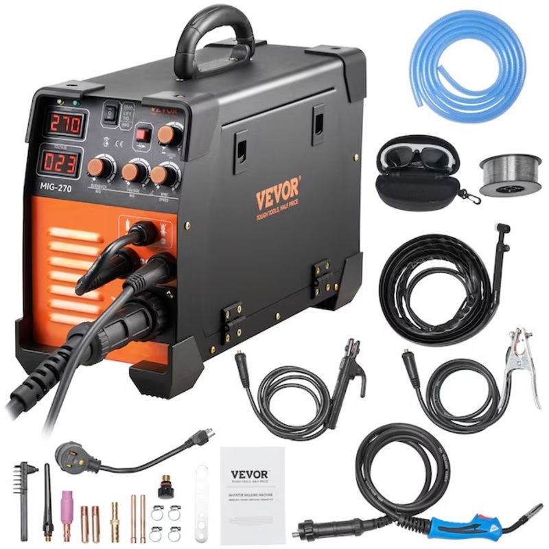 VEVOR 120 -Volt 270 -Amp MIG flux-cored Wire Feed Welder | Bigbigmart.com