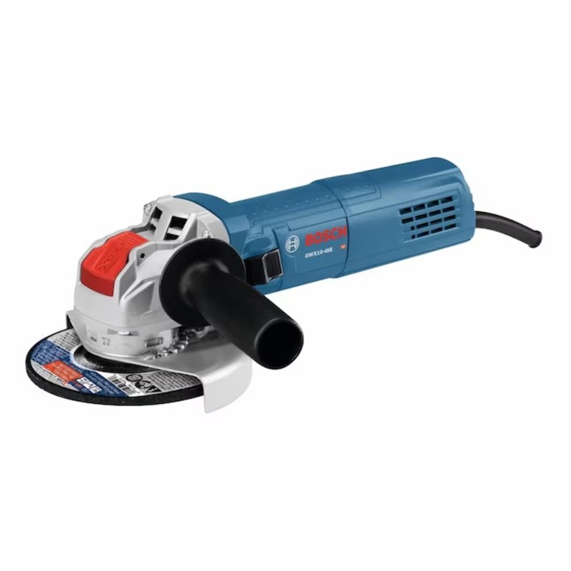 Bosch GWX10-45E X-LOCK 4.5-in 10 Amps Sliding Switch Corded Angle Grinder (Battery and Charger Not Included) | Bigbigmart.com