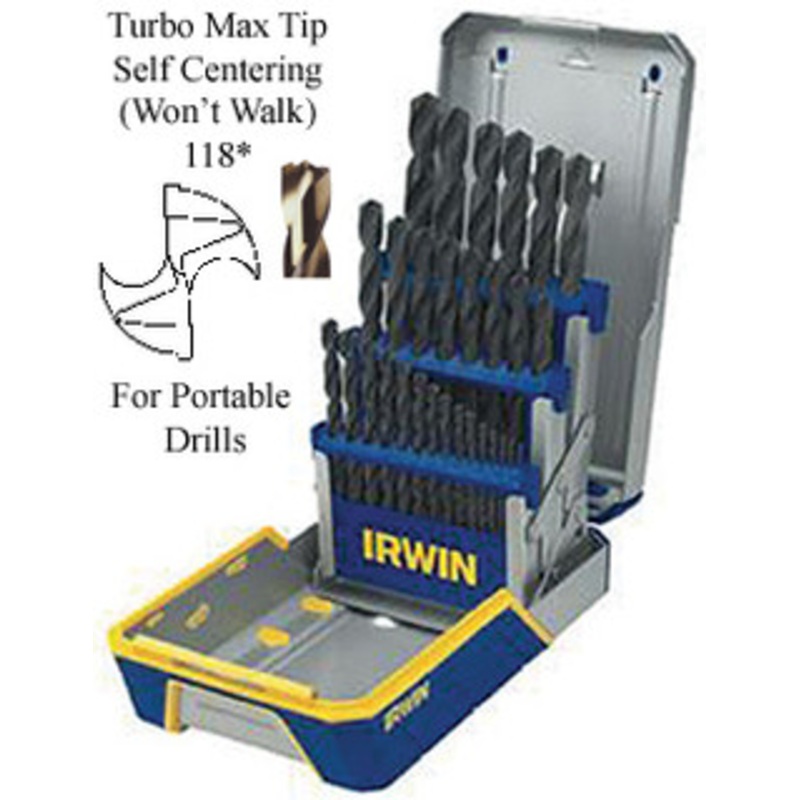 IRWIN TOOLS 29 Piece Jobbers Drill Set – 3018004