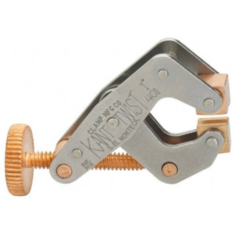 Kant Twist 350 Lb, 1 Max Opening, 1/2 Open Throat Depth, 1/2 Closed Throat Depth, Cantilever Clamp High Tensile Steel Jaw, Round Handle, 2-1/8 OAL, 1-3/4 Max Width K010R – 08087512