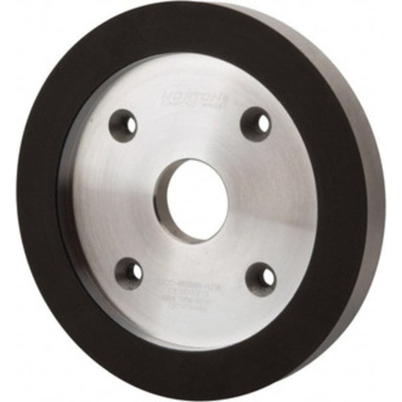Norton 6 Diam, 1-1/4 Hole Size, 3/4 Overall Thickness, 220 Grit, Type 6 Tool & Cutter Grinding Wheel Very Fine Grade, Diamond, R Hardness, Resinoid Bond 69014191665 – 78670676