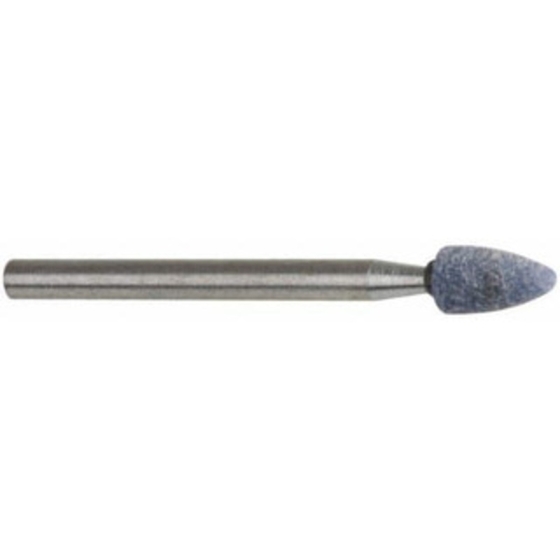 Tru-Maxx 3/16 Head Diam x 5/16 Thickness, B45, Pointed End, Aluminum Oxide Mounted Point Blue, Medium Grade, 60 Grit, 79,600 RPM B45-GB-329-T – 89678304