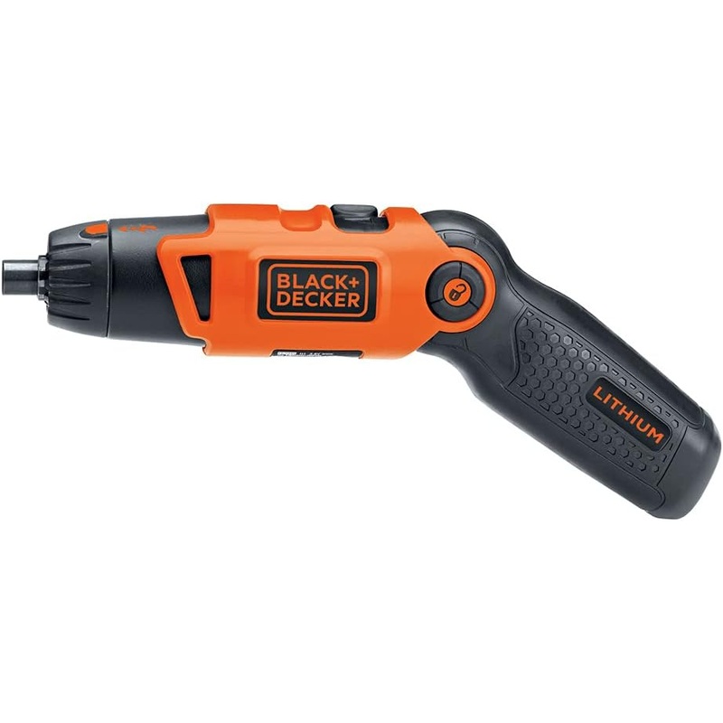 BLACK+DECKER Cordless Screwdriver with Pivoting Handle, Electric Screwdriver, 180 RPM, 3.6V, Charger and 2 Hex Shank Bits Included (Li2000) | Bigbigmart.com