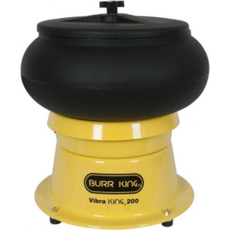 Burr King 0.66 Cu Ft, 1/5 hp, Vibratory Tumbler Adjustable Amplitude, Flow Through Drain 20000-1 – 81140964