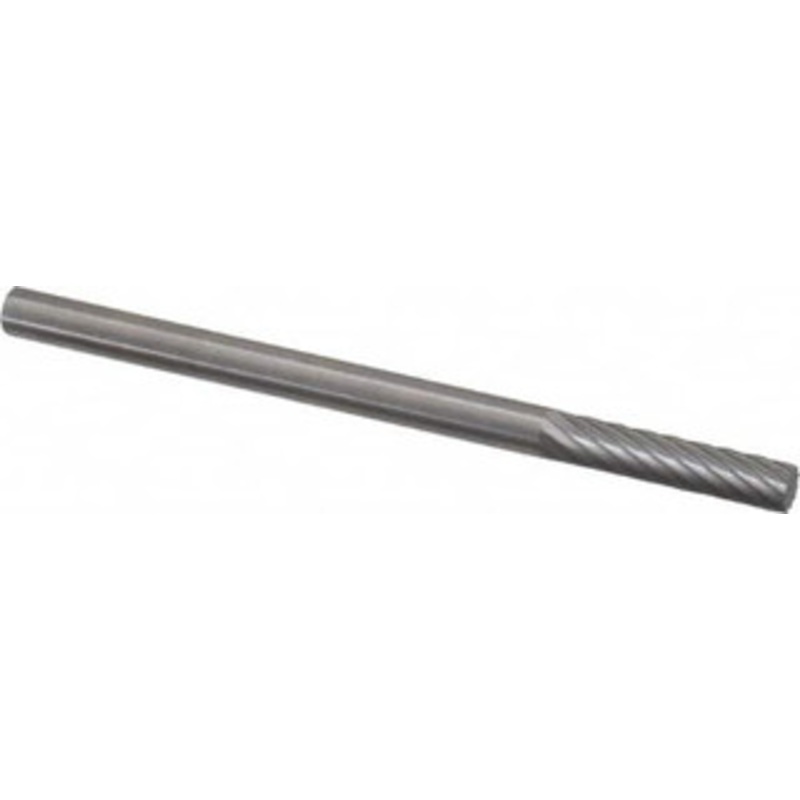 Made in USA 1/8 Cut Diam, 9/16 Shank Diam, Carbide Single Cut Cylinder Burr Flat End, 2 OAL, 9/16 LOC SA-43-L2SC – 00451518