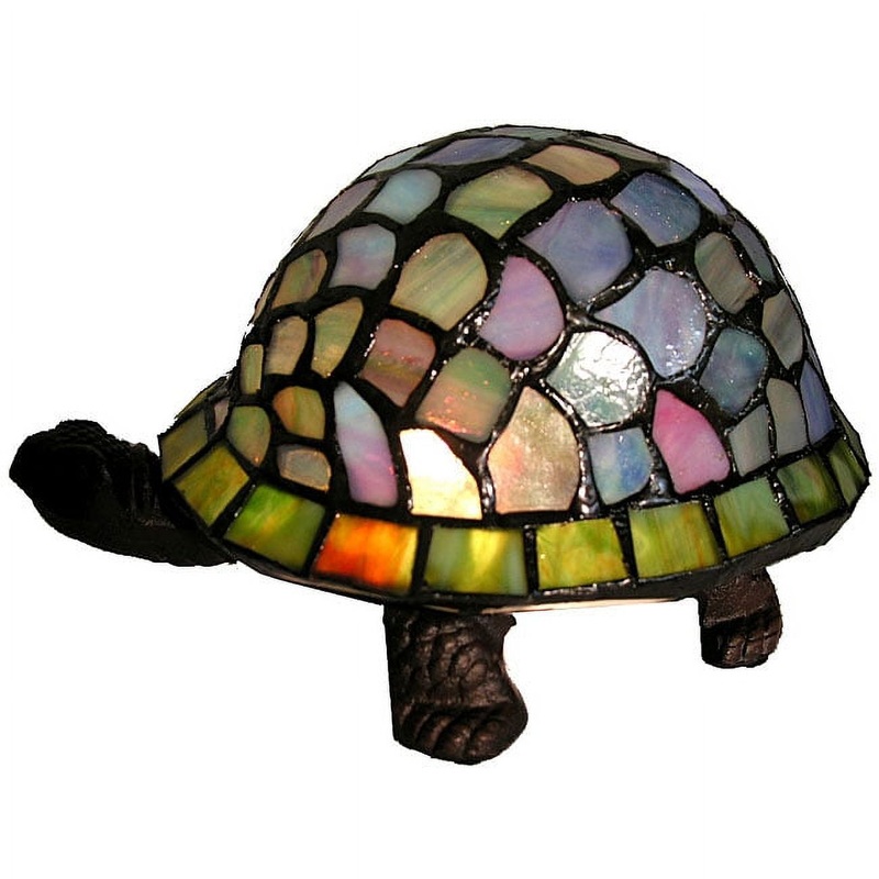Tiffany-style Turtle Accent Lamp | Bigbigmart.com