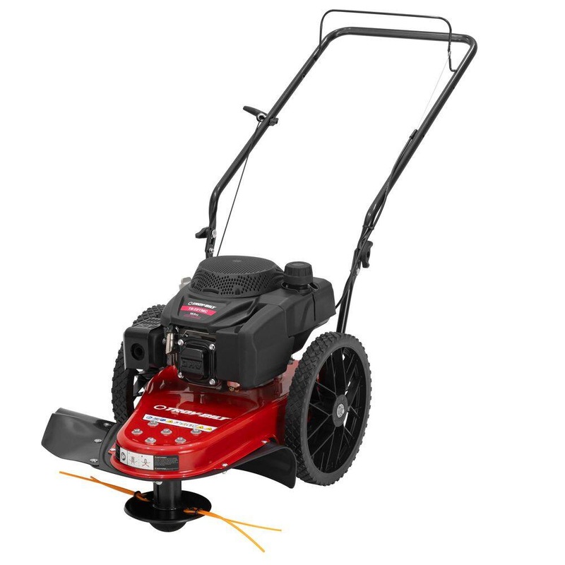 Troy-Bilt TB22TMC 22 in. 163cc Gas Walk Behind String Trimmer Mower | Bigbigmart.com
