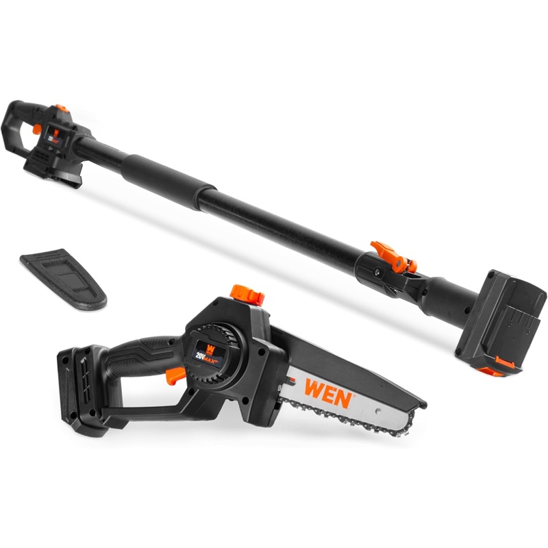 WEN 2-In-1 20V Max Cordless Brushless Pole Saw and Mini Chainsaw (Tool Only  Battery and Charger Not Included) (20752BT) | Bigbigmart.com