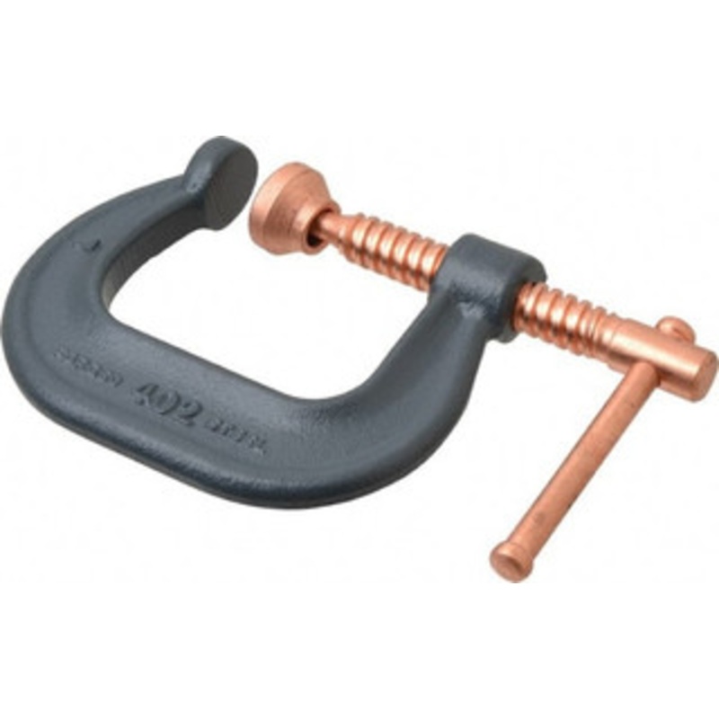 Wilton Regular-Duty 2-1/8 Max Opening, 2-5/8 Throat Depth, Forged Steel Standard C-Clamp 3,500 Lb Capacity, 0 Min Opening, Deep Throat 14215 – 78090222