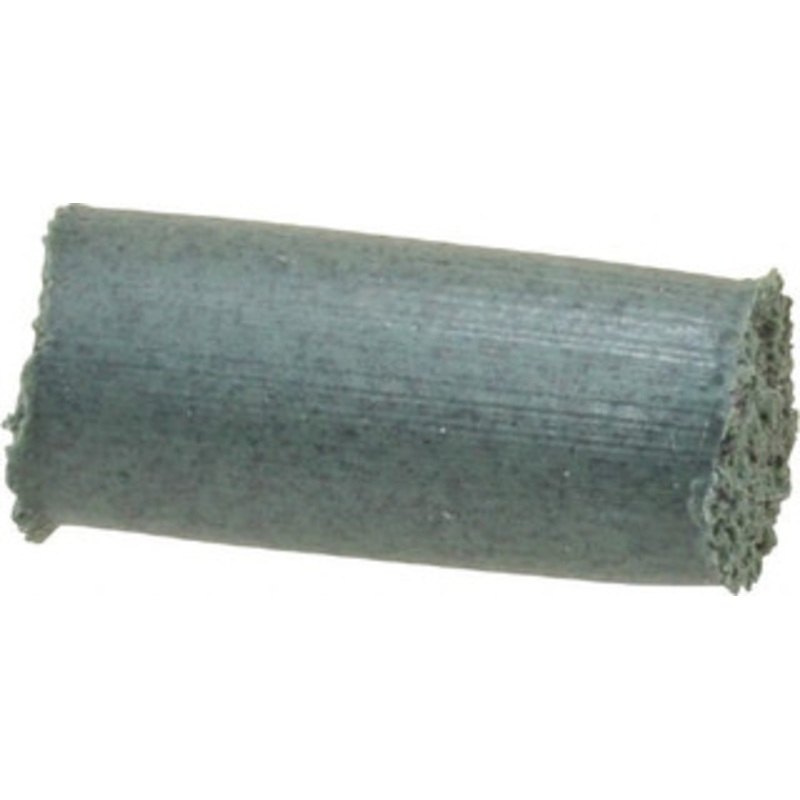 Cratex 1/4 Max Diam x 1/2 Long, Cylinder, Rubberized Point Coarse Grade, Silicon Carbide, 1/16 Arbor Hole, Unmounted 4C – 57138232
