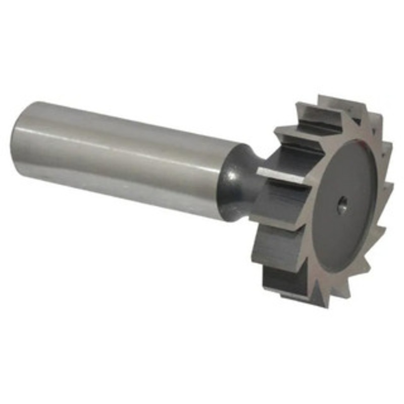 Interstate Straight Tooth Woodruff Key Seat Cutter, HSS, 1-1/4 Diameter, 5/16 Face Width, 2-5/16 OAL – 43-030-6