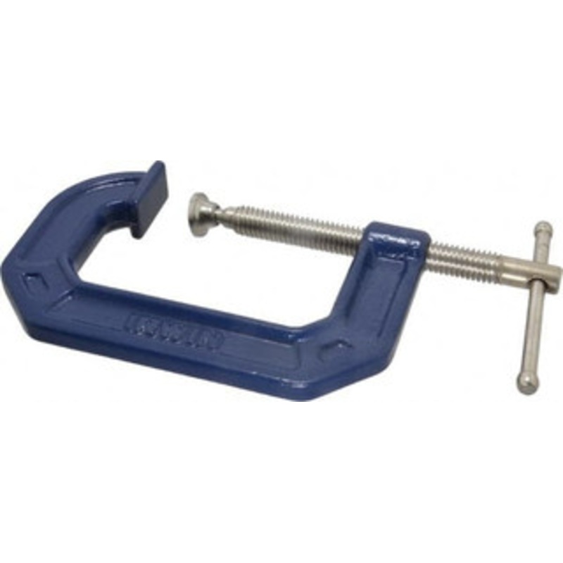 IRWIN Regular-Duty 3 Max Opening, 2-1/4 Throat Depth, Cast Iron Standard C-Clamp 750 Lb Capacity, 0 Min Opening, Standard Throat Depth 225103ZR – 85104388