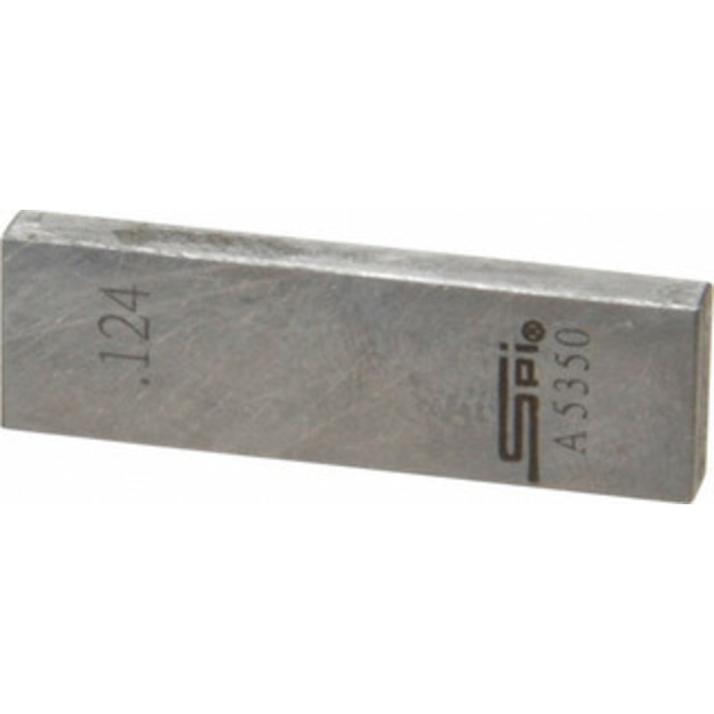 Rectangular Steel Gage Block, Grade 0, Size: 0.12400 – 12-674-8