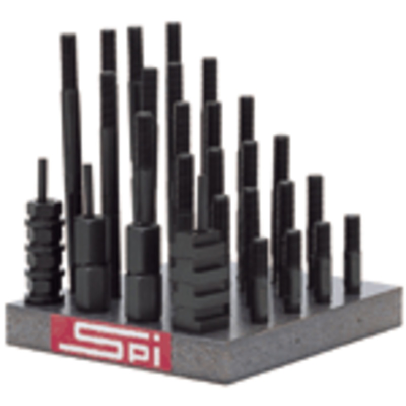 Steel T-Nut and Stud Kit, 1/2 – 13 Stud Size, 5/8 Table Slot – 98-085-4