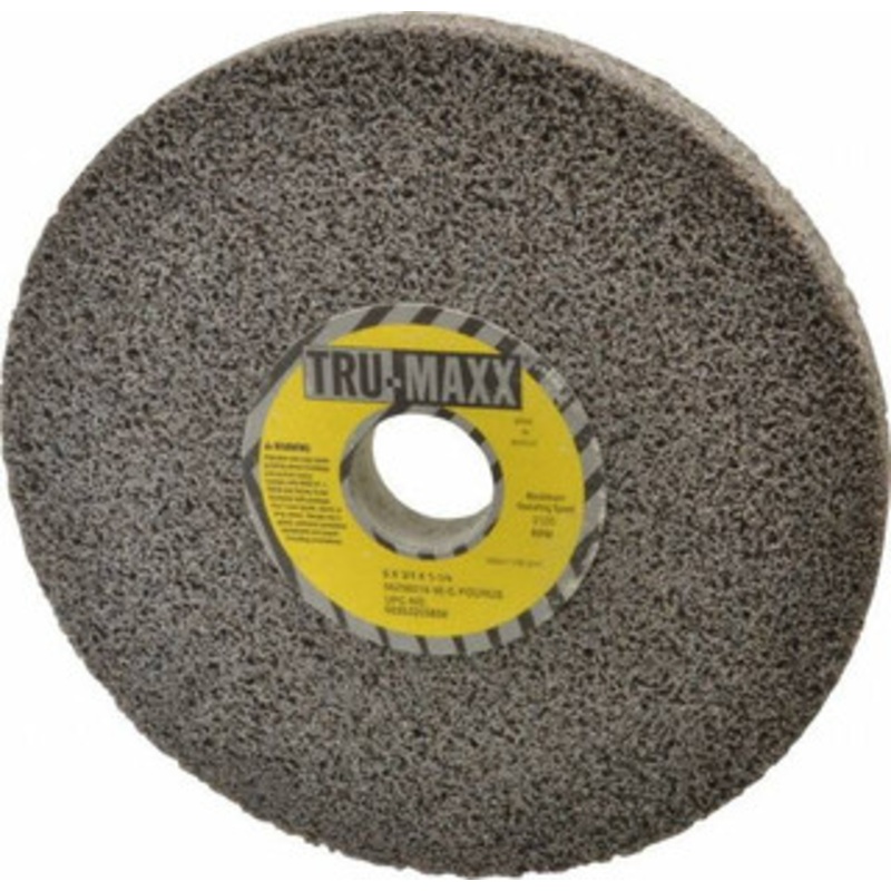 Tru-Maxx 8 Diam x 1-1/4 Hole x 3/4 Thick, G Hardness, 46 Grit Surface Grinding Wheel Aluminum Oxide, Type 1, Coarse Grade, 3,105 Max RPM, Vitrified Bond, No Recess 66253255856 – 06296016