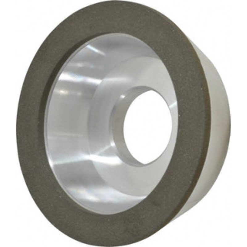 Made in USA 4 Diam, 1-1/4 Hole Size, 1-1/4 Overall Thickness, 150 Grit, Type 11 Tool & Cutter Grinding Wheel Very Fine Grade, Diamond 03580289 – 03580289