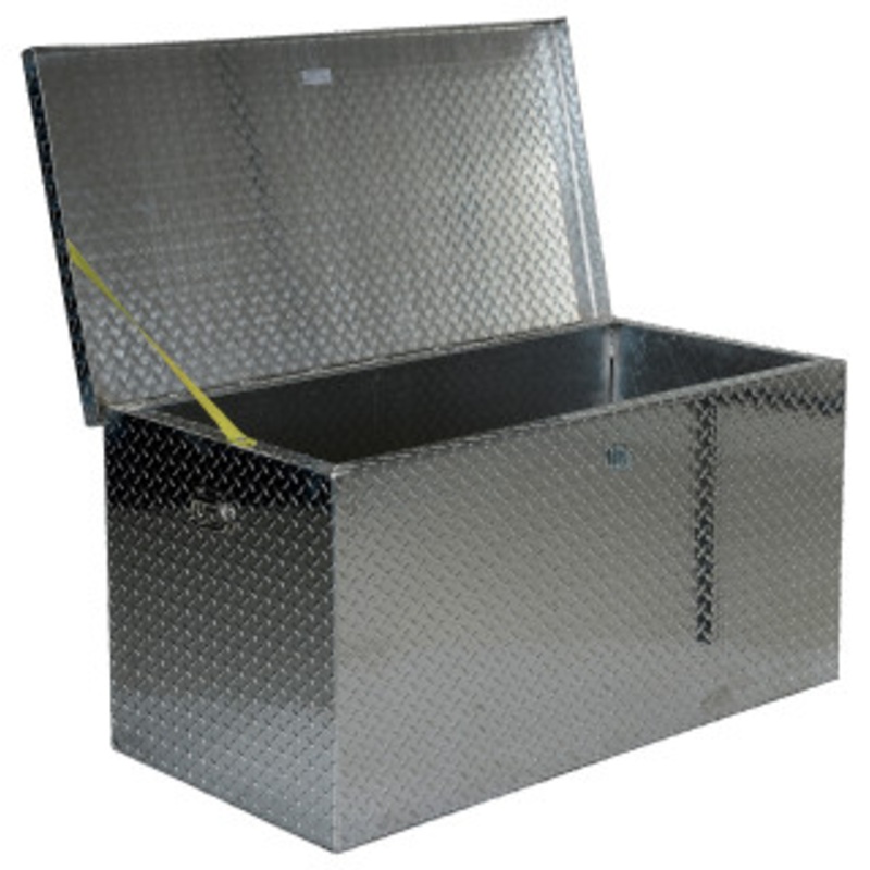 Vestil Aluminum Treadplate Portable Tool Box, 48 x 24 x 24 – APTS-2448
