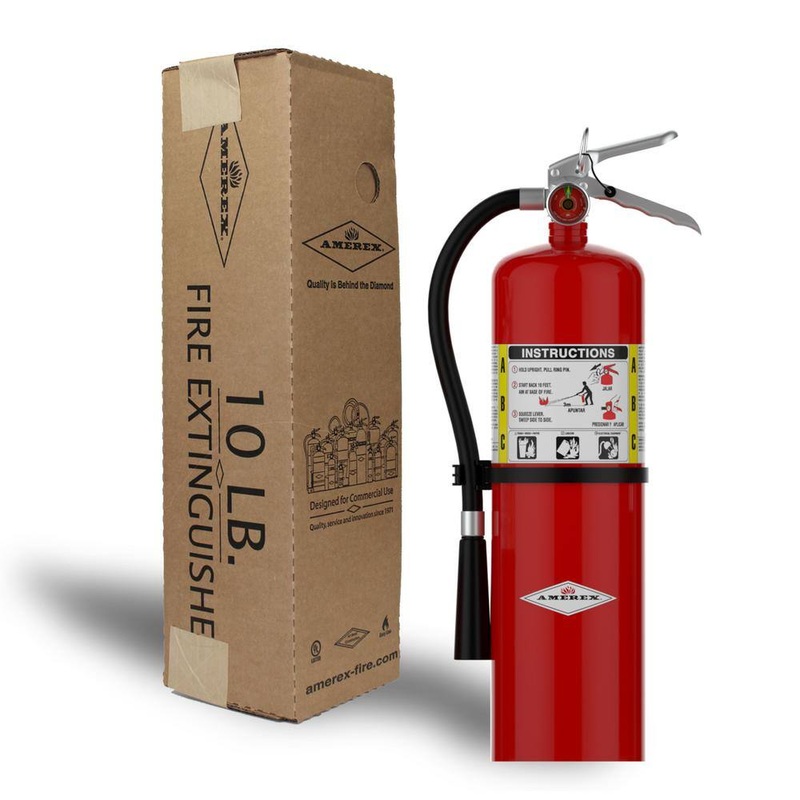 AMEREX B456 4-A:80-B:C 10 lbs. ABC Dry Chemical Fire Extinguisher | Bigbigmart.com
