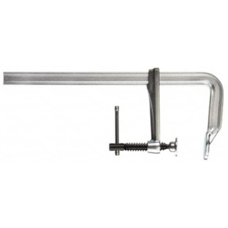 Bessey 4-3/4 Deep Throat, 24 Max Capacity, Standard Sliding Arm Clamp 1,320 Lb Clamping Pressure, 0.7 Spindle Diam 1200-S24 – 41888231