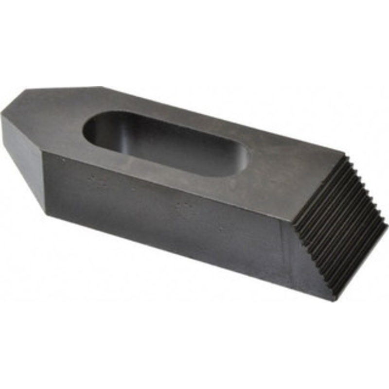 Gibraltar 7/8, 1 Stud, Steel, Serrated Strap Clamp 1-11/16 Travel, 6 OAL x 2 Wide x 1-1/4 High, Black Oxide Finish, Tapered Nose 30513G – 73083909