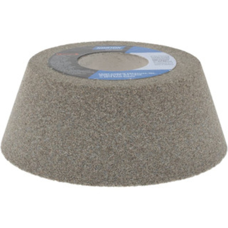Norton 4 Diam, 1-1/4 Hole Size, 1-1/2 Overall Thickness, 80 Grit, Type 11 Tool & Cutter Grinding Wheel Medium Grade, Aluminum Oxide, K Hardness, Vitrified Bond, 5,730 RPM 66243530368 – 05966817