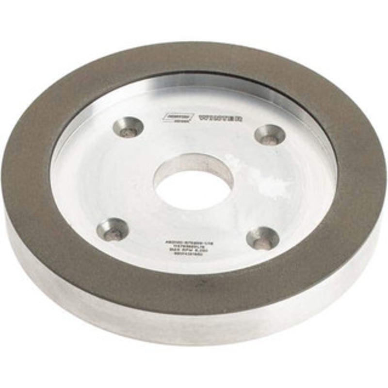 Norton 6 Diam, 1-1/4 Hole Size, 3/4 Overall Thickness, 120 Grit, Type 6 Tool & Cutter Grinding Wheel Fine Grade, Diamond, R Hardness, Resinoid Bond 69014191860 – 73555401