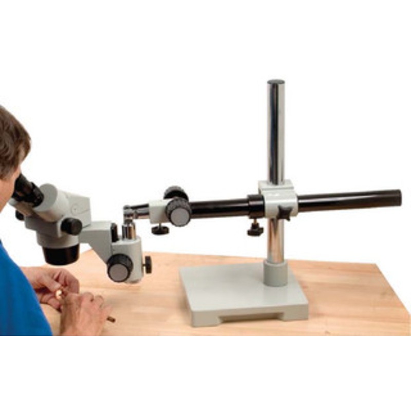 SPI Stereo Microscope on a Boom Stand, 6.5x to 45x Magnification – 12-502-1