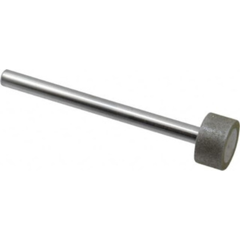 Strauss & Co. 3/4 Head Diam x 0.394 Head Thickness Diamond (Abrasive) Grinding Pin 1/4 Shank Diam x 3-1/2 Shank Length, (170 Mesh Grit) PT0728-01D170 – 05236914