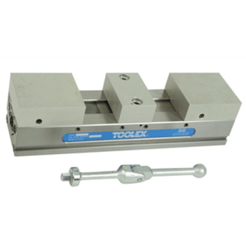 Toolex ReLock Double Station Vises with Machinable Soft Jaws