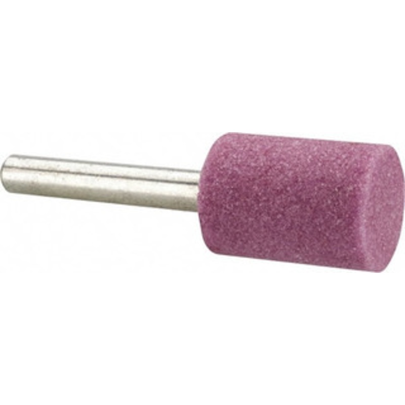 Tru-Maxx 5/8 Head Diam x 1 Thickness, W196, Cylinder End, Aluminum Oxide Mounted Point Pink, Medium Grade, 60 Grit, 34,670 RPM 66253291871 – 89679526