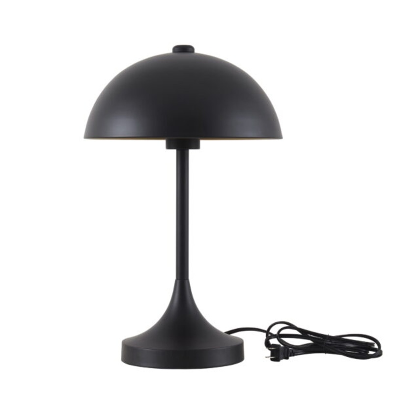 Better Homes & Gardens 18 Modern Dome Touch On/Off Table Lamp, Black | Bigbigmart.com