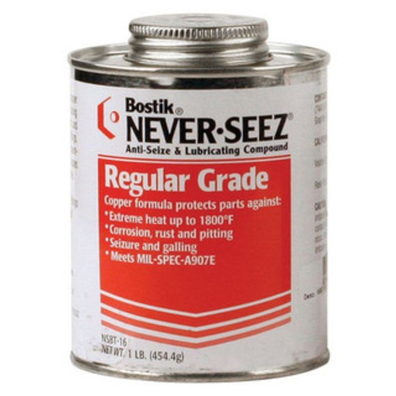 Bostik Never-Seez Regular Copper Grade Anti-Seize, 1 lb. Brush Top