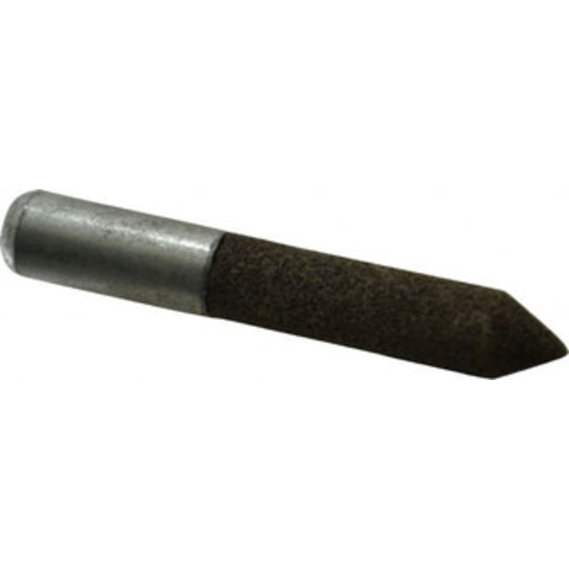 Grier Abrasive 1/2 Diam 80 Grit 60 Included Angle Center Lap Aluminum Oxide, Medium Grade, Extra Hard Density, Shank Mounted W189L-G-27700 – 09193871