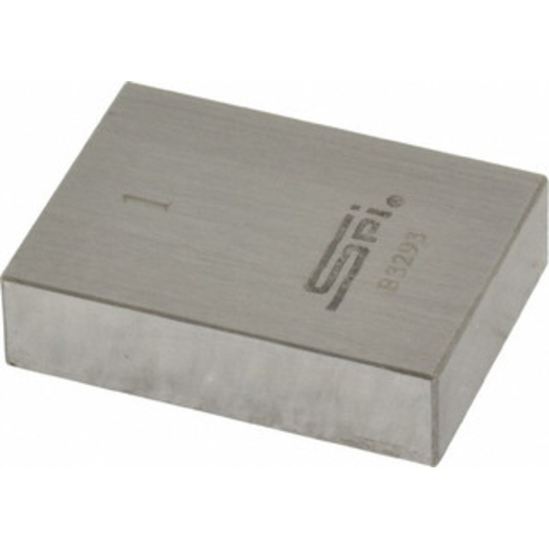 Rectangular Steel Gage Block, Grade AS-1, Size: 1.00000 – 15-086-2