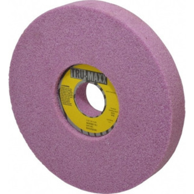 Tru-Maxx 7 Diam x 1-1/4 Hole x 1 Thick, I Hardness, 46 Grit Surface Grinding Wheel Aluminum Oxide, Type 5, Coarse Grade, 3,600 Max RPM, Vitrified Bond, One-Side Recess 66253255580 – 06293963