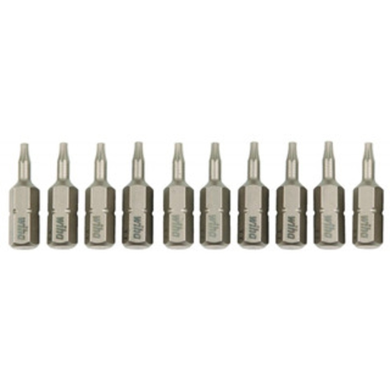 Wiha Torx Insert Bit 10 Pack, T30 x 25mm (Pack of 10) – 71530