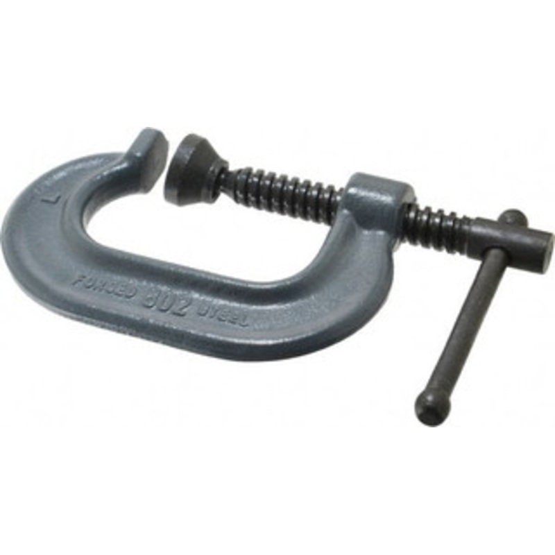 Wilton Regular-Duty 2 Max Opening, 1-13/16 Throat Depth, Forged Steel Standard C-Clamp 2,700 Lb Capacity, 0 Min Opening, Standard Throat Depth 14714 – 08104226
