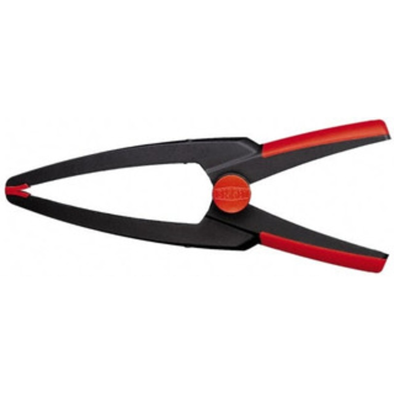Bessey 3 Jaw Opening Capacity, 4 Throat Depth, Needle Nose, Spring Clamp Plastic Body, Plastic Handle, Plastic Tip, 9 OAL XCL5 – 73106320