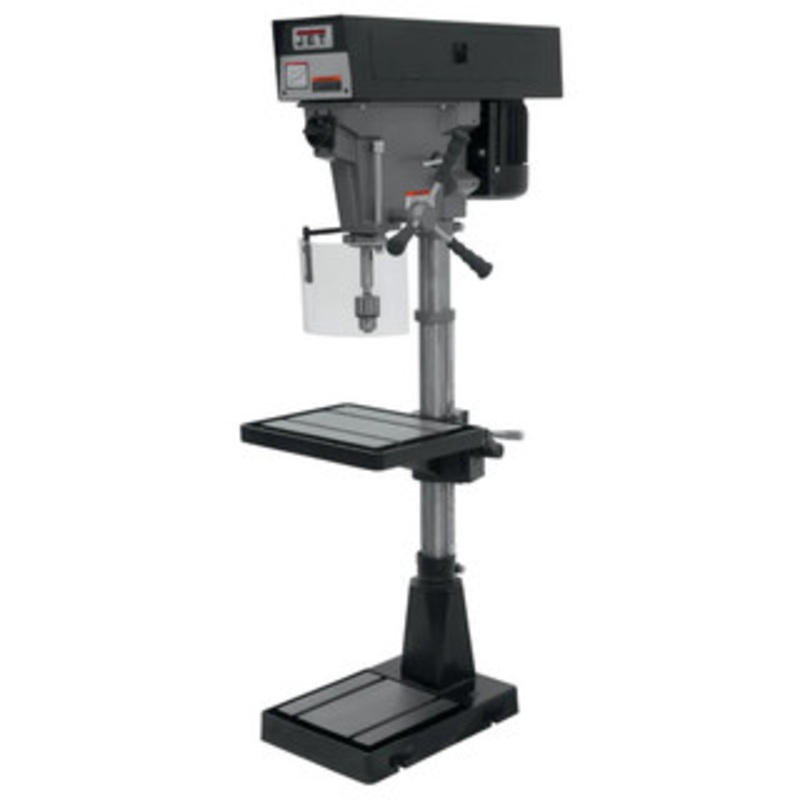 JET J-A3816, 15 6-Speed Floor Model Drill Press, 115/230V 1-Phase – 354500