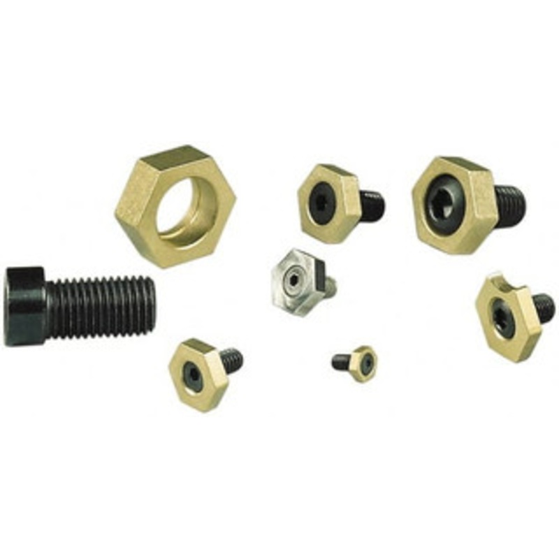 Mitee-Bite 1-3/16, Brass, Hex Clamp Washer 1/2 Overall Height 10592 – 99052821